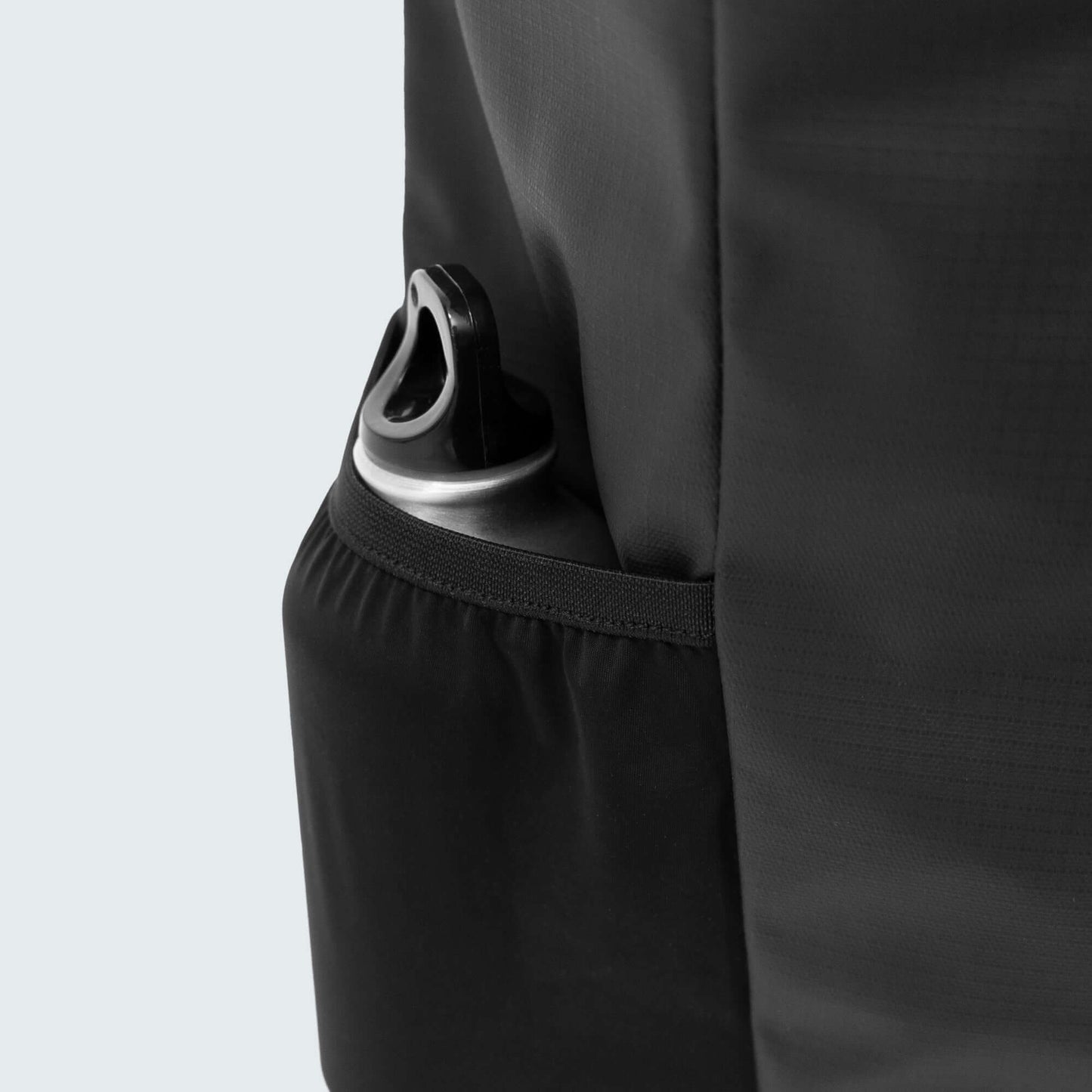 Foldtop Rucksack mit elastischem Seitenfach